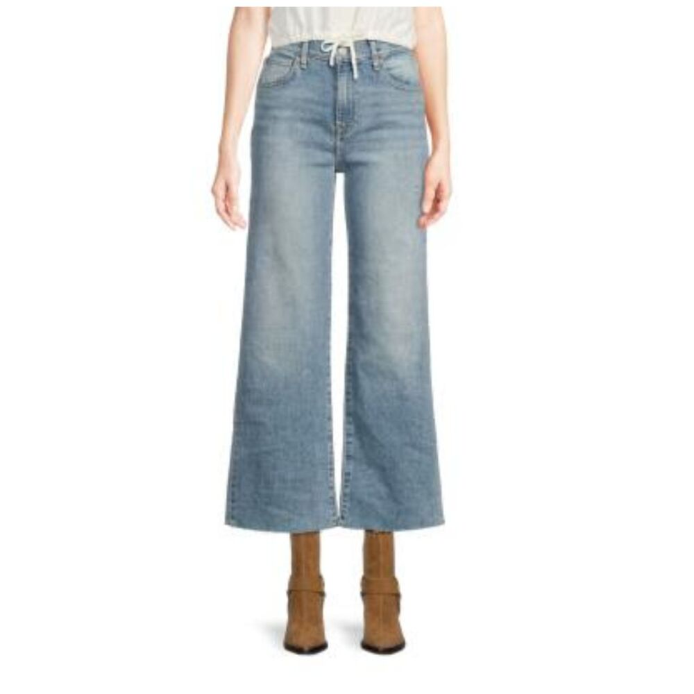 NWT Hudson Rosalie High Rise Wide Leg Jeans Sz 26 MSRP $225 Sierra Blue